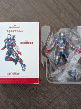 Hallmark Keepsake Iron Patriot Ornament - Red, Blue, Silver